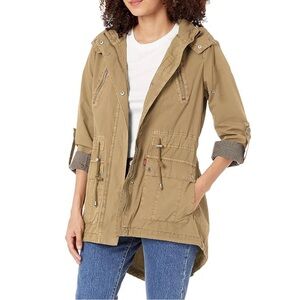 Levi's Women's Cotton Hooded Anorak Jacket NWT